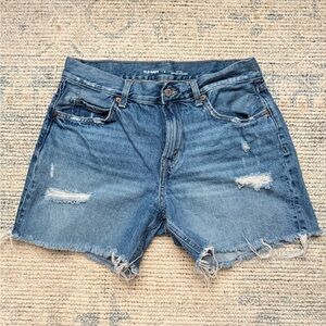 Old Navy Women's Distressed Blue Jean Shorts